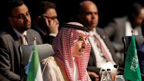 Invitert med i klubben. Saudi Arabias utenriksminister Faisal bin Farhan Al Saud under Brics-toppmøtet i Johannesburg forrige uke.