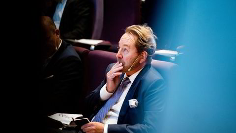 Det fornybare havvindselskapet Aker Offshore Wind stuper videre på Børsen etter lisens-trøbbel mandag. Her et bildet av mangemilliardær Kjell Inge Røkke.