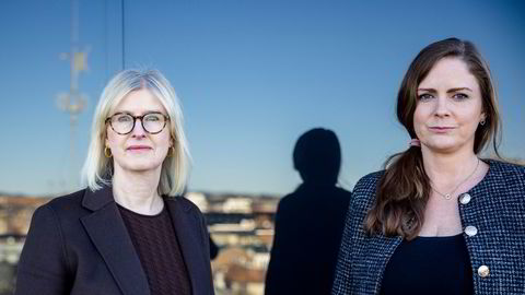 Senioradvokat Tine Vigmostad og advokat og partner Elisabeth Roscher i Wikborg Rein opplever nå stor pågang om Russland-sanksjoner.