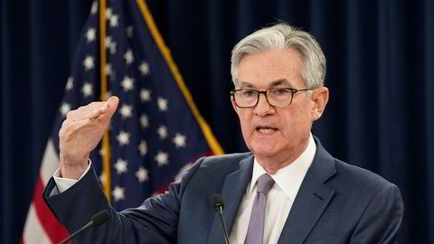 Sentralbanksjefen i den amerikanske sentralbanken Jerome Powell la frem sin rentebeslutning onsdag kveld.