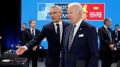 USAs president Joe Biden og Natos generalsekretær Jens Stoltenberg fikk gjennom en ny Kina-strategi på toppmøtet i Madrid.