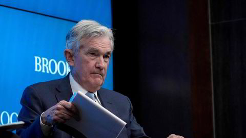 USAs sentralbanksjef Jerome Powell har hevet rentene i et historisk tempo. Nå tror markedet han nærmer seg slutten på innstramningen.