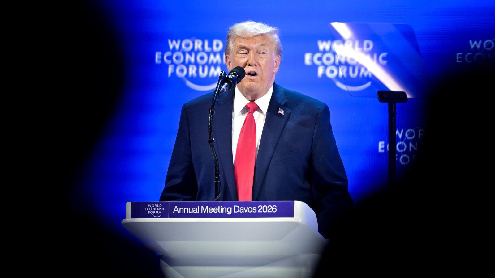 Donald Trump fra Davos: – Jeg ber om umiddelbare forhandlinger for å få kjøpe Grønland