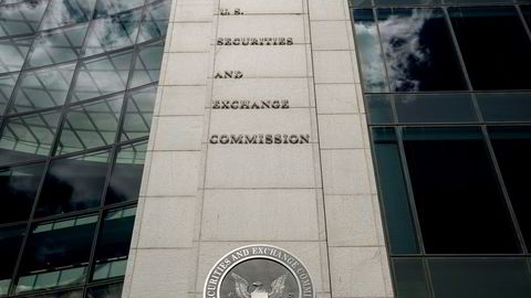 U.S. Securities and Exchange Commission kontorer i Washington fotografert i 2017.