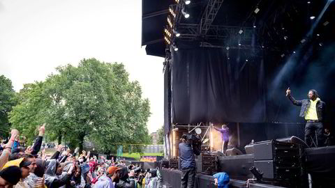 Innleieunntaket som er foreslått, gjelder bare rigg- og sceneteknisk arbeid til kortvarige og enkeltstående arrangementer, skriver Tonje Brenna. Illustrasjonsfoto: Øyafestivalen i Oslo.