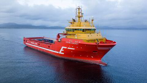 Redere bør lære av det Equinor og Eidesvik Offshore gjør med «Viking Energy» (bildet): oppgradere skipet så det kan bruke både naturgass, ammoniakk og biodrivstoff, mener skribentene.