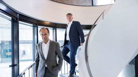 Investeringen i Megabad blir det tredje i rekken for det nyeste oppkjøpsfondet til FSN-gründer og toppsjef Frode Strand-Nielsen (til venstre). Her avbildet med partner og driftsdirektør Morten Welo.