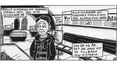 Mats Jonsson går helt tilbake til istiden når han utforsker sine samiske røtter i tegneserien «När vi var samer».