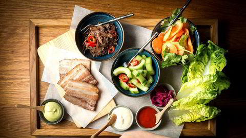 Kokk Heidi Bjerkan ved restaurant Credo lager enkle retter med asiatisk og nordisk vri. Denne uken: Hjertesalat med tacovri.