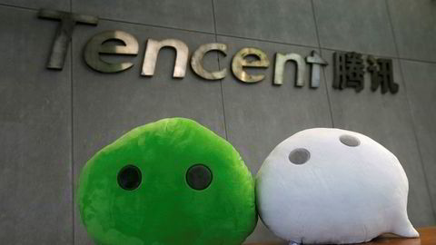 De kinesiske internettselskapene Alibaba og Tencent har rekordresultater og høy vekst. Over 800 millioner brukere er innom Tencents WeChat-tjeneste daglig – de fleste i Kina.