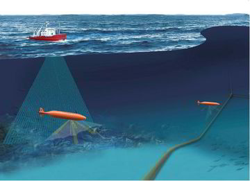 Ved å kombinere kartlegging med sonarer fra overflateskip med undervannsdronen Hugin og andre sensorer tegner Kongsberg Maritime et så godt som fullverdig bilde av verden under vann. Frem i tid kan kartleggingen skje helt autonomt.