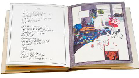 Tidenes julegave. I 1971 ga Joni Mitchell sine hundre nærmeste venner en tykk bok med tegninger og håndskrevne tekster. Nå er den vakkert gjengitt som salongbordutgivelsen «Morning Glory on the Vine».