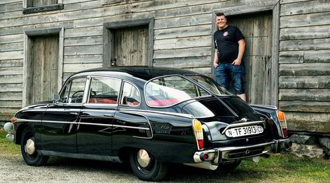 Mitt kjøretøy med Ole-Jakob Nilsen og hans Tatra 603.