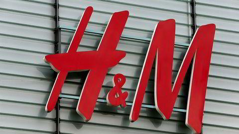 FILE PHOTO: The logo of Swedish fashion retail group H