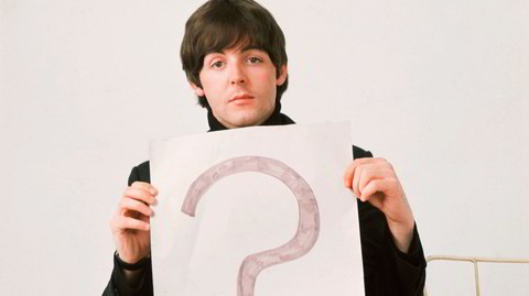 Help! Det er ikke noe spørsmål. Paul McCartneys låter har bygget pophistorien. Her i 1965.