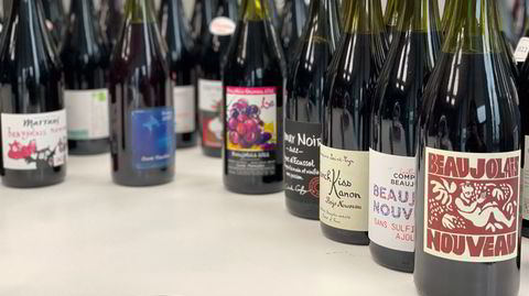 Årets ferskeste vin – beaujolais nouveau – er å finne i Vinmonopolets hyller.