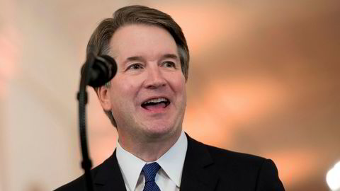 Brett Kavanaugh taler etter at Donald Trump har nominert ham som ny dommer i Høyesterett i USA.