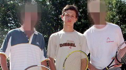 Her er Nikita Orlov avbildet under en tennisturnering i Drøbak Tennisklubb, tidlig på 2000-tallet.