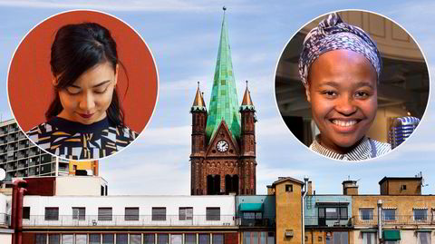 Grønland kirke kalles Østkantens katedral, og den urbane bykirken er også et utpreget bydelshus. Denne helgen arrangeres en frisinnet musikkfestival, med blant andre Sanskriti Shrestha (til venstre) og Nosizwe på programmet.