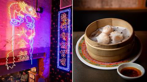 Opplyst. Yum Cha, i tilknytning til kjøpesenteret Valkyrien, serverer dumplings i lokaler inspirert av Hong Kong à la 1970-tallet.