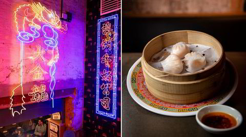Opplyst. Yum Cha, i tilknytning til kjøpesenteret Valkyrien, serverer dumplings i lokaler inspirert av Hong Kong à la 1970-tallet.