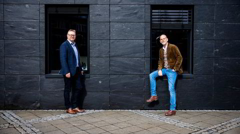 Sikkerhetsekspertene Arne Christian Haugstøyl (til venstre) og Stig Brekke i selskapet Advansia advarer norske ansatte og bedrifter om hva som kan være i vente fra russisk etterretning.