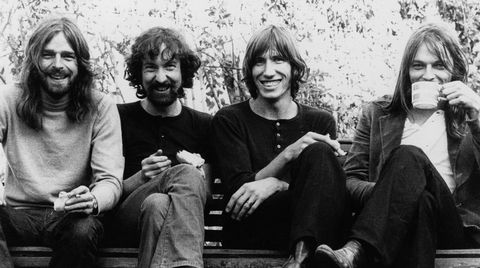 Pink Floyd i gladere dager: Rick Wright (fra venstre), Nick Mason, Roger Waters og David Gilmour.