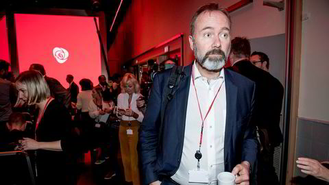 Trond Giske på Arbeiderpartiets landsmøte 2019.