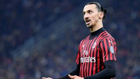 Zlatan Ibrahimovic spiller for tiden i AC Milan.