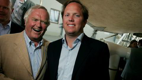 Herbjørn og Alexander Hansson, avbildet sammen i 2007.