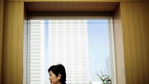 Yuriko Koike brøt ut fra regjeringspartiet og ble valgt som guvernør for Tokyo i fjor. I sommer gjorde det nyetablerte partiet hennes nesten rent bord i bystyrevalget.
