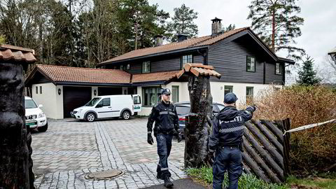 28. april i år ble Tom Hagen pågrepet. Politiet beslagla huset i Sloraveien for å gjøre kriminaltekniske undersøkelser.