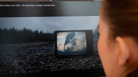 Reklamevideoen «Klokka tikker mot 2030» har møtt massiv motstand fra vindmøllemotstandere.