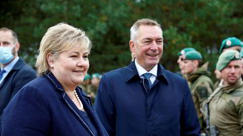 Statsminister Erna Solberg og forsvarsminister Frank Bakke-Jensen måtte legge frem en ny versjon av langtidsplanen for Forsvaret.