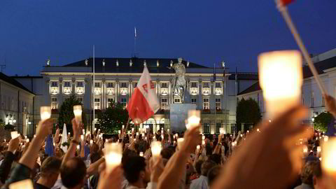 Reformene har skapt store protester i Polen.