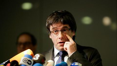 Den tidligere presidenten i regionforsamlingen i Catalonia i Spania, Carles Puigdemont, er tilbake i Belgia.