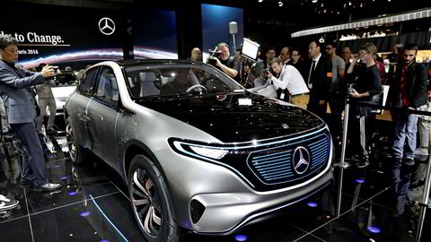 Mercedes satser tungt på sin nye modellserie EQ.