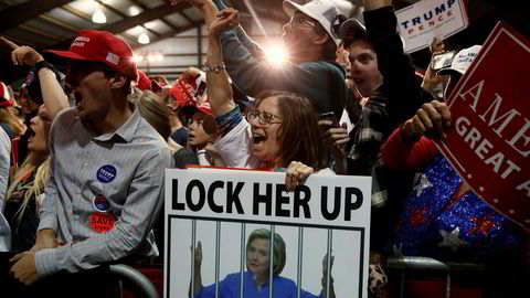 «Lock her up» ropes fortsatt for full hals på alle president Donald Trumps politiske møter, selv om det er over tre år siden valget.