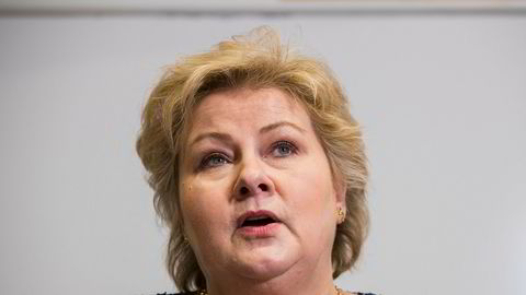 Statsminister og leder i Høyre Erna Solberg sørger over bortgangen til tidligere statsminister Odvar Nordli.