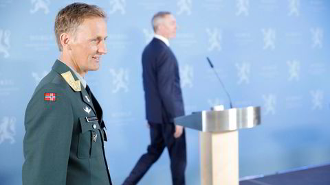 Eirik Johan Kristoffersen ble presentert som ny forsvarssjef tirsdag formiddag.