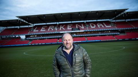 Eiendomsinvestor Ivar Koteng er fornøyd med fjoråret for investeringsselskapet hans Koteng Holding. Her på Rosenborgs hjemmebane, Lerkendal.