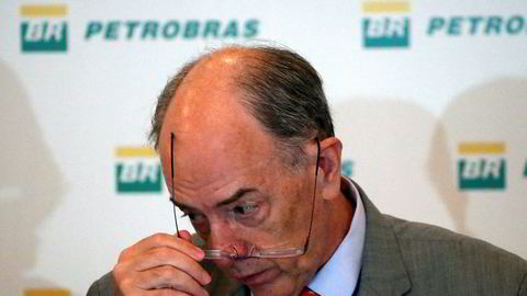 Pedro Parente, President of Brazil's state-run oil company Petroleo Brasileiro SA (Petrobras), attends a news conference in Rio de Janeiro, Brazil May 8, 2018.