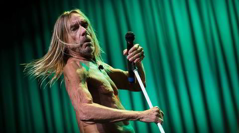 Rockens mest kjente overkropp tilhører Iggy Pop, her på 72-årsdagen i Australia i 2019.