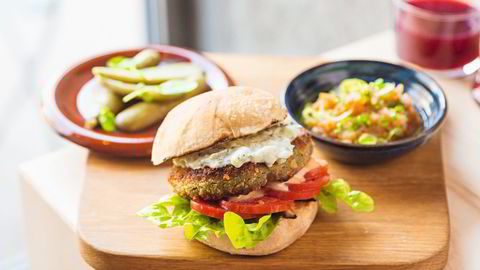 Populær. Stamkundene ble misfornøyde da Smalhans en gang prøvde å ta vegetarburgeren av menyen