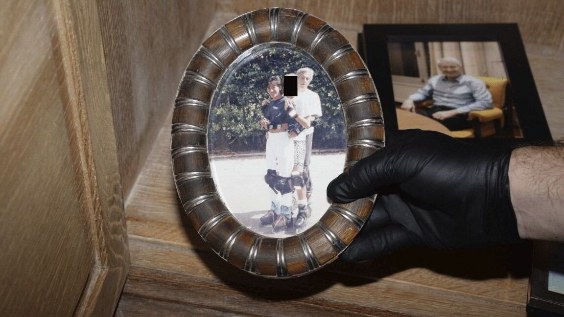 Epstein hadde innrammet fotografi av Thorbjørn Jagland