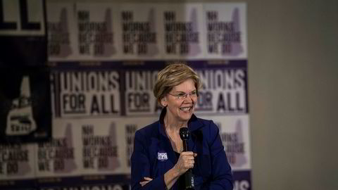 Finansbransjen på Wall Street går til angrep på skattepolitikken til presidentkandidat Elizabeth Warren.