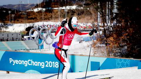 Marit Bjørgen under trening på langrennsstadion i Alpensia onsdag, der langrennsøvelsene arrangeres under OL i Pyeongchang. Landslagssjefen karakteriserer løypenettet som «ikke direkte krevende». Imidlertid har det vært svært kaldt i Sør-Korea de siste dagene.