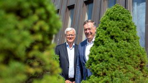 Gjert Munthe, styreleder, og Øystein Rekdal, administrerende direktør, i det norske bioteknologiselskapet Lytix Biopharma.