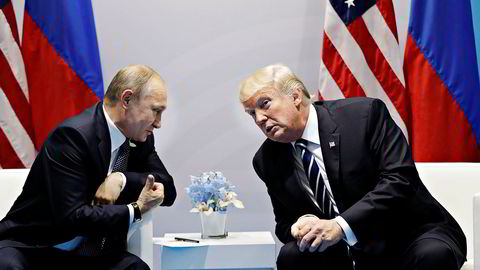 Russlands president Vladimir Putin og USAs president Donald Trump møttes under G20-møtet i Hamburg. Trump nekter for å ha samarbeidet med russiske myndigheter.