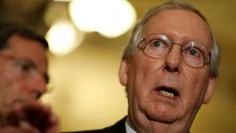 Majoritetsleder i Senatet Mitch McConnell opplyser at det skal stemmes over Obamacare neste uke.